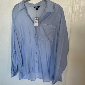 Express blouse NWT BLUE